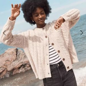 Madewell pointelle cardigan